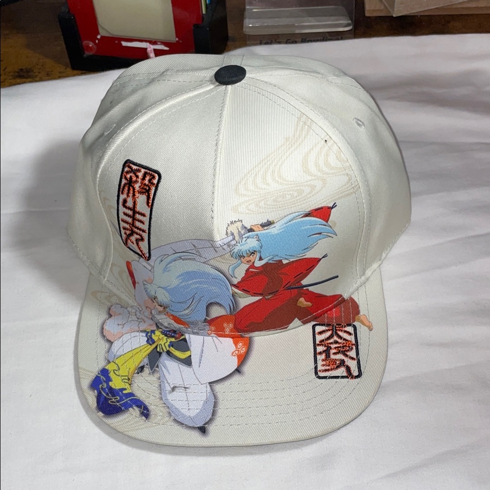 Anime Graphic Cap - White